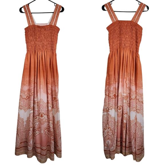 Free People Megs Smocked Maxi Dress - Picture 1 of 3
